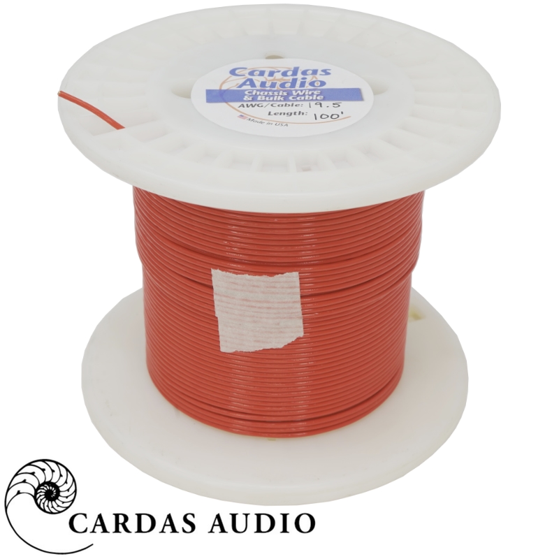Cardas 19.5 AWG Red (0.9mm dia.) Litz Copper multistrand wire (1m)
