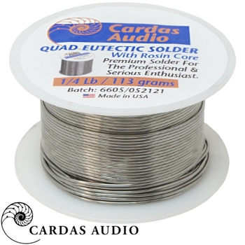 Cardas quad eutectic solder, 113g reel