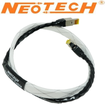 NEET-1008-1: Neotech Ethernet RJ45 Cable, UP-OCC Silver, 1 metre