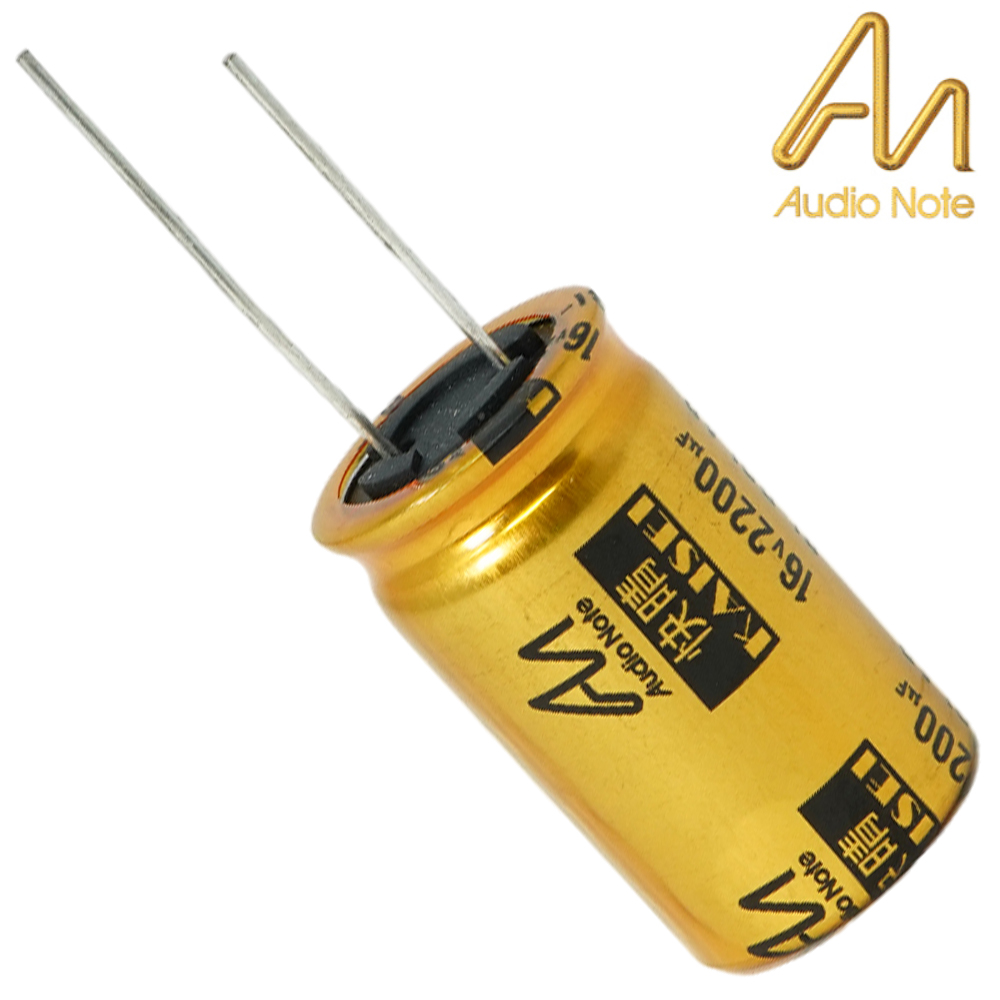 CAP-100-R-2200U-16V-NP: 2200uF 16Vdc Audio Note Kaisei NON-POLAR Electrolytic Capacitor