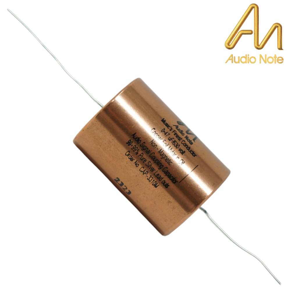 CAP-3310: 0.47uF 630Vdc Audio Note Copper Foil Capacitor