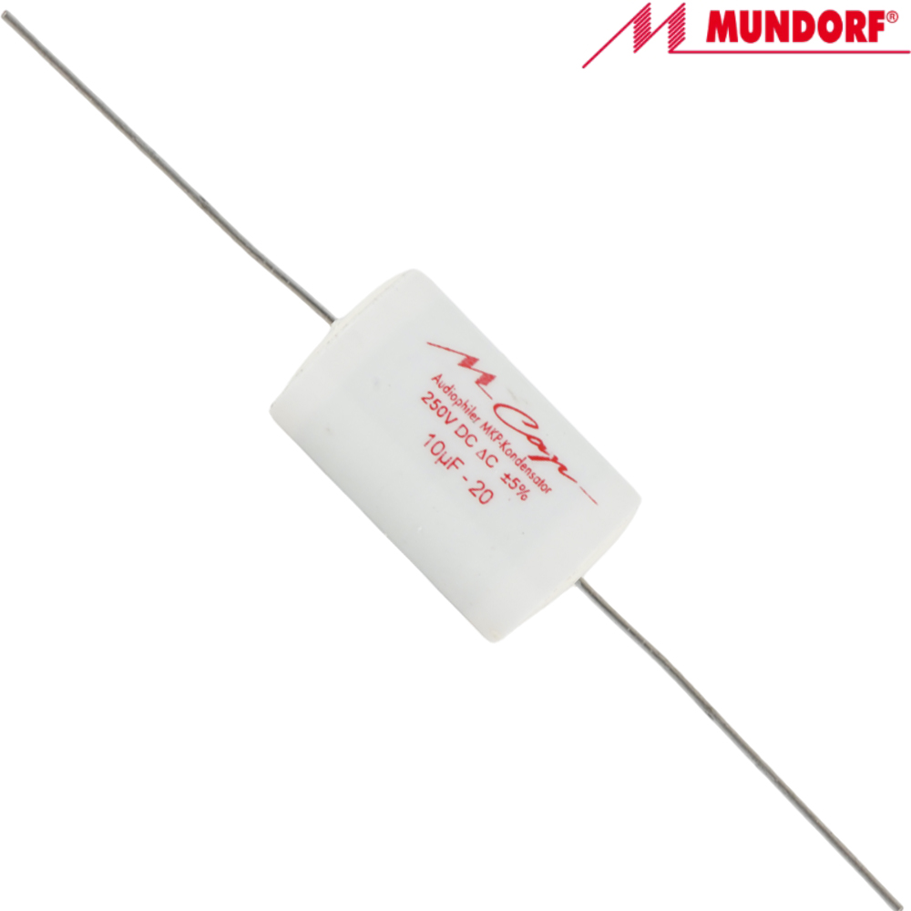 MCAP250-10: 10uF 250Vdc Mundorf MCap MKP Classic Capacitor