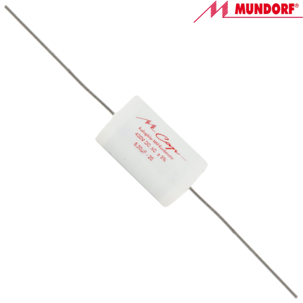 MCAP400-8,2: 8.2uF 400Vdc Mundorf MCap MKP Classic Capacitor