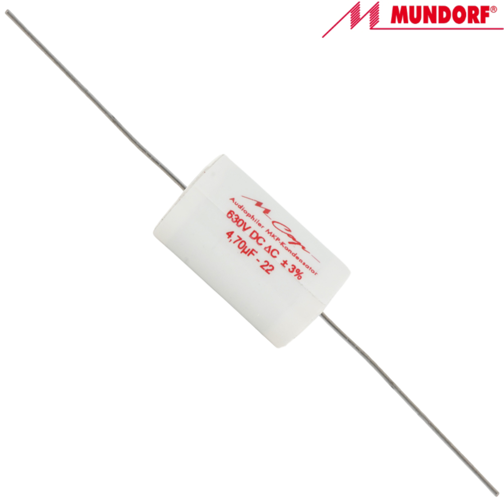MCAP630-4,7: 4.7uF 630Vdc Mundorf MCap MKP Classic Capacitor
