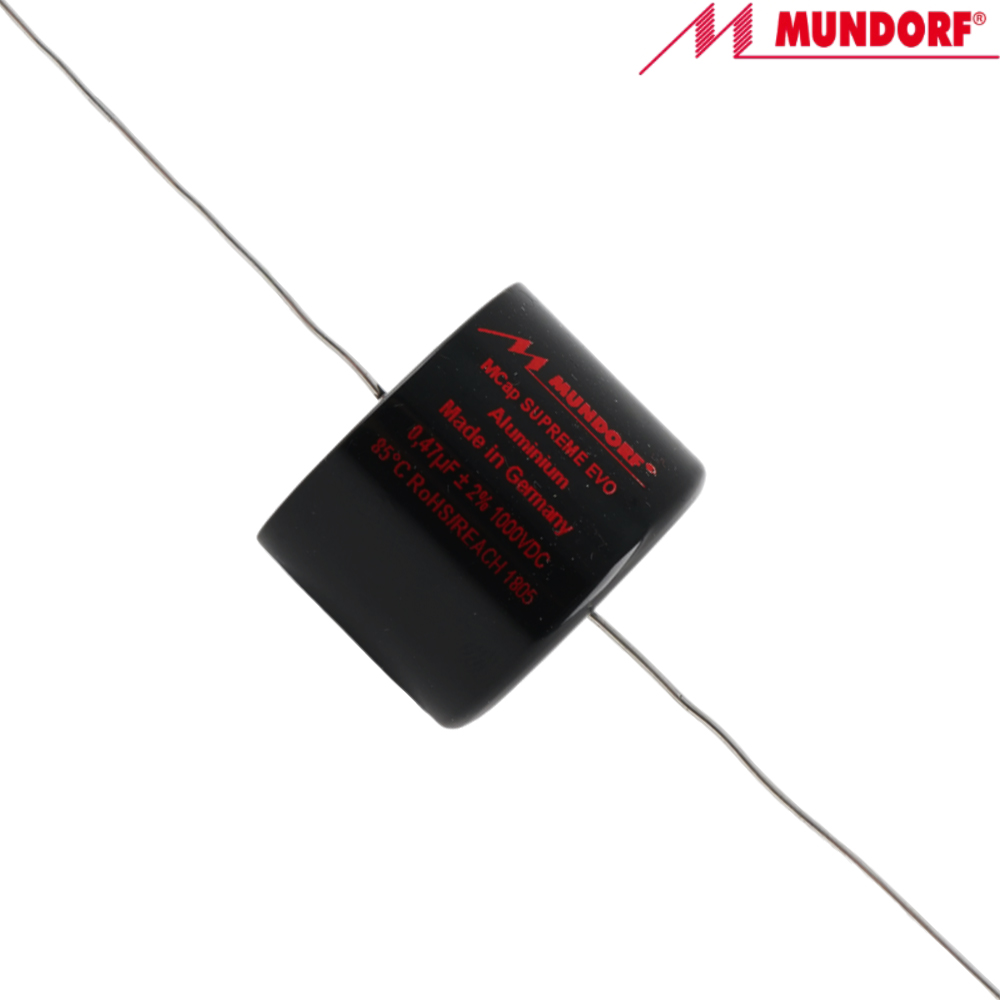 SE-0,47T2.1000: 0.47uF 1000Vdc Mundorf MCap Supreme EVO Capacitor
