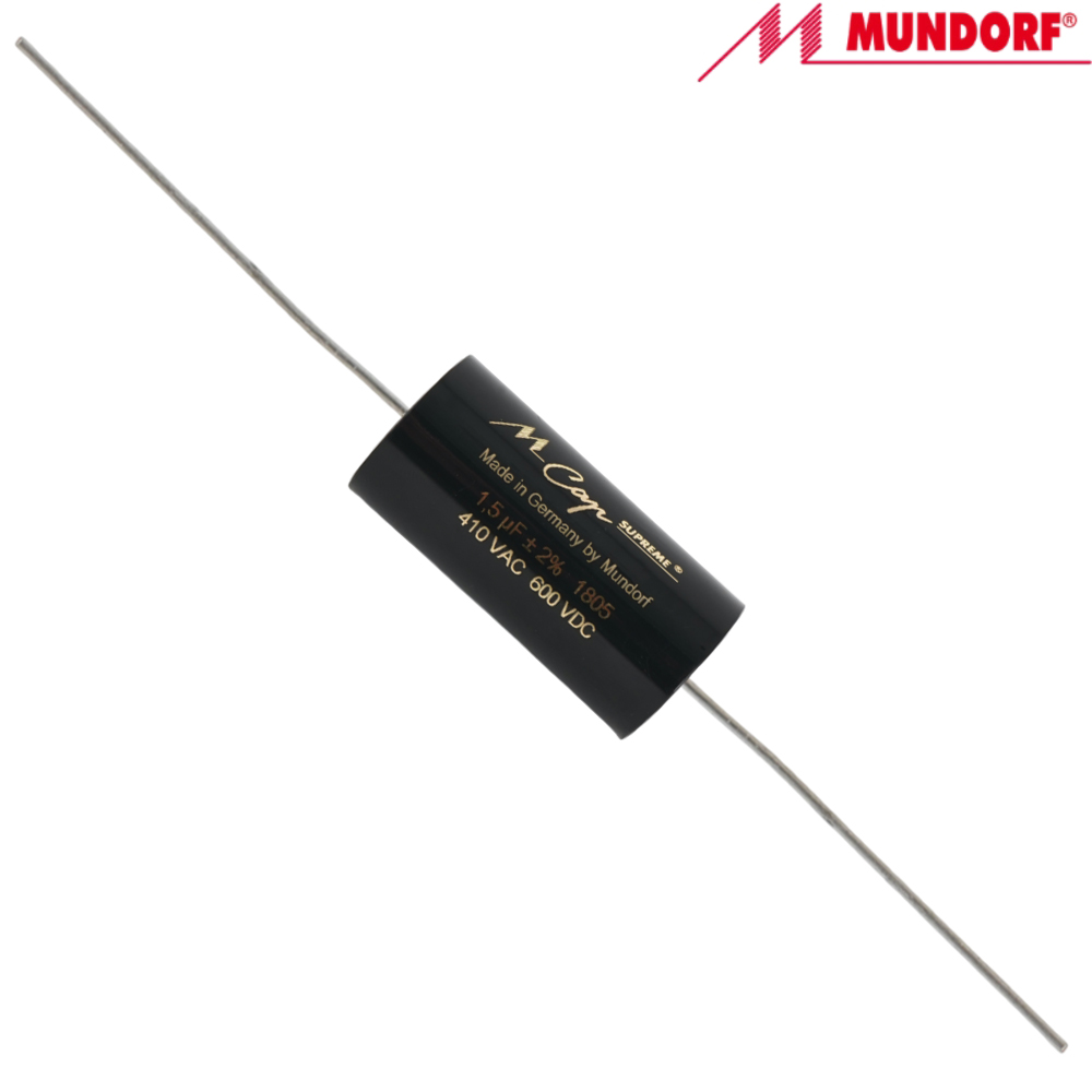 SUP8-1,5: 1.5uF 600Vdc Mundorf MCap Supreme Capacitor