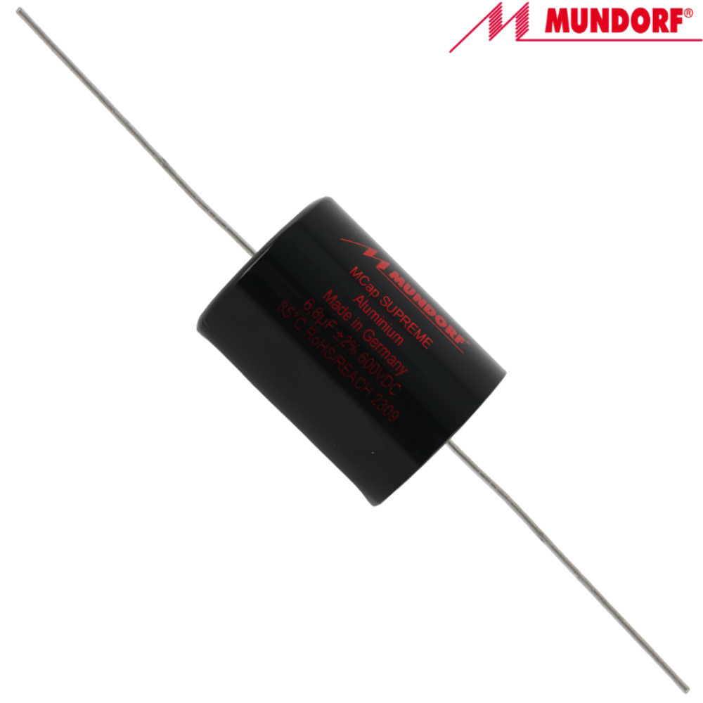 SUP8-6,8: 6.8uF 600Vdc Mundorf MCap Supreme Capacitor