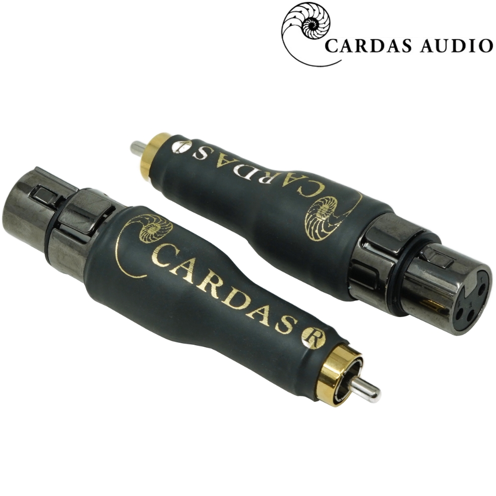 MRCA-CEFXLR: Cardas male RCA to female XLR adapter (pair)