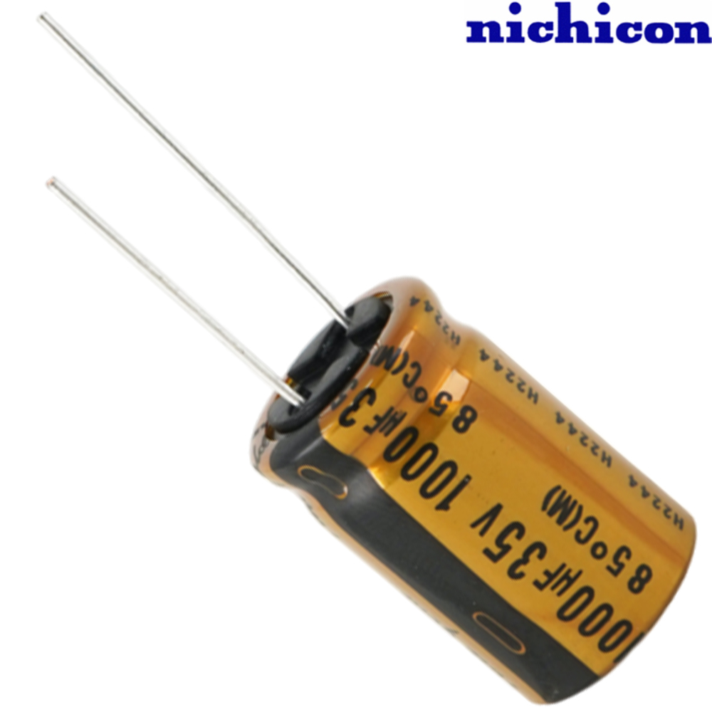 UFG1V102MHM: 1000uF 35Vdc Nichicon FG type Electrolytic Capacitor