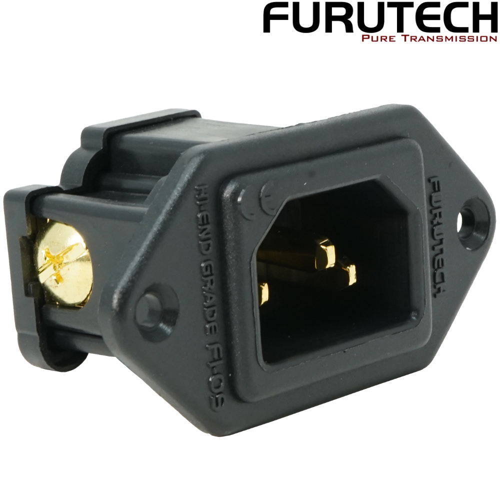 Furutech FI-09 Pure Copper Gold-plated IEC Inlet Socket - Screw fit