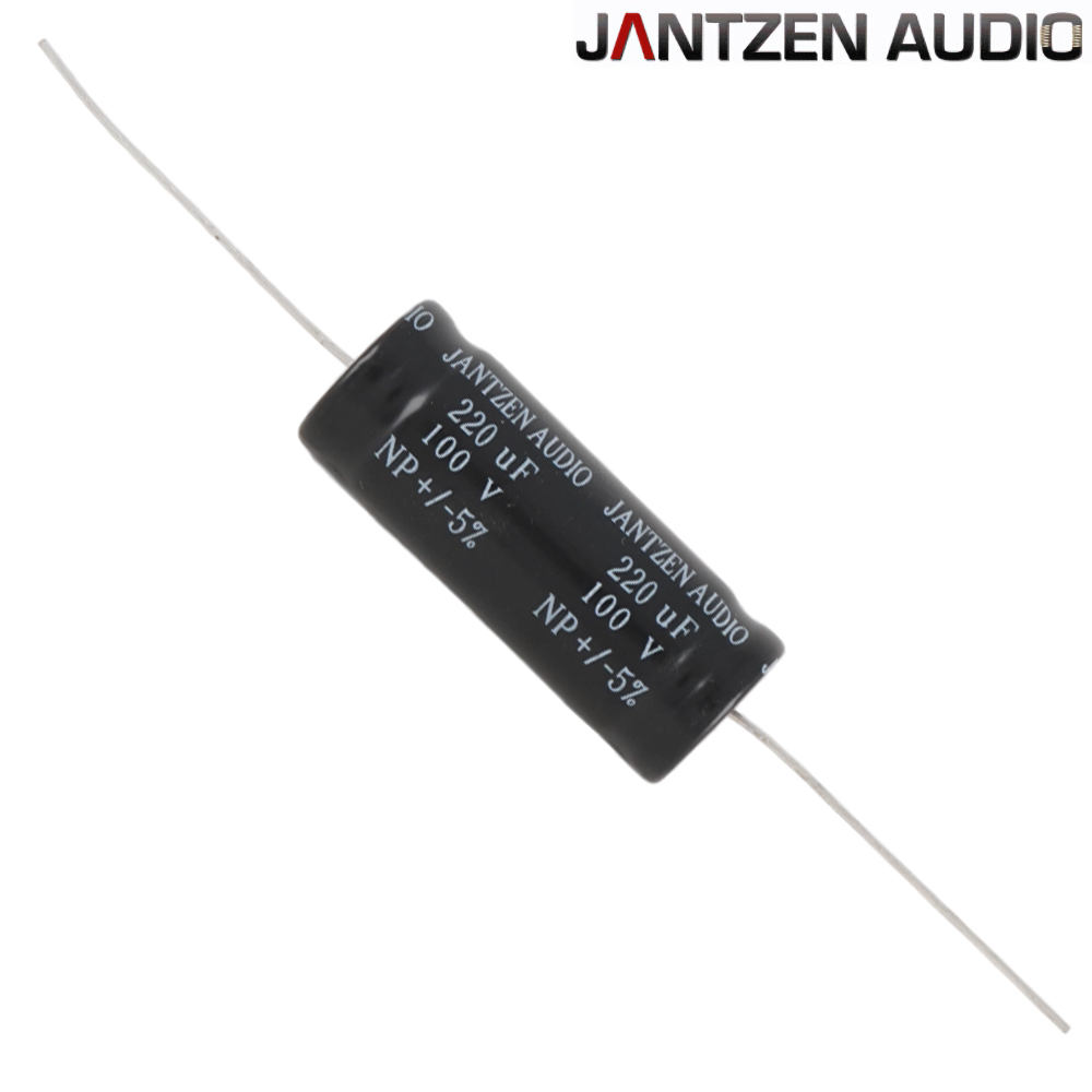 001-6180: 220uF 100Vdc Jantzen eLeCap 5% Electrolytic Bipolar Capacitor