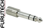 Furutech F63-S 3.5mm to 6.3mm stereo Rhodium-plated Jack Connector