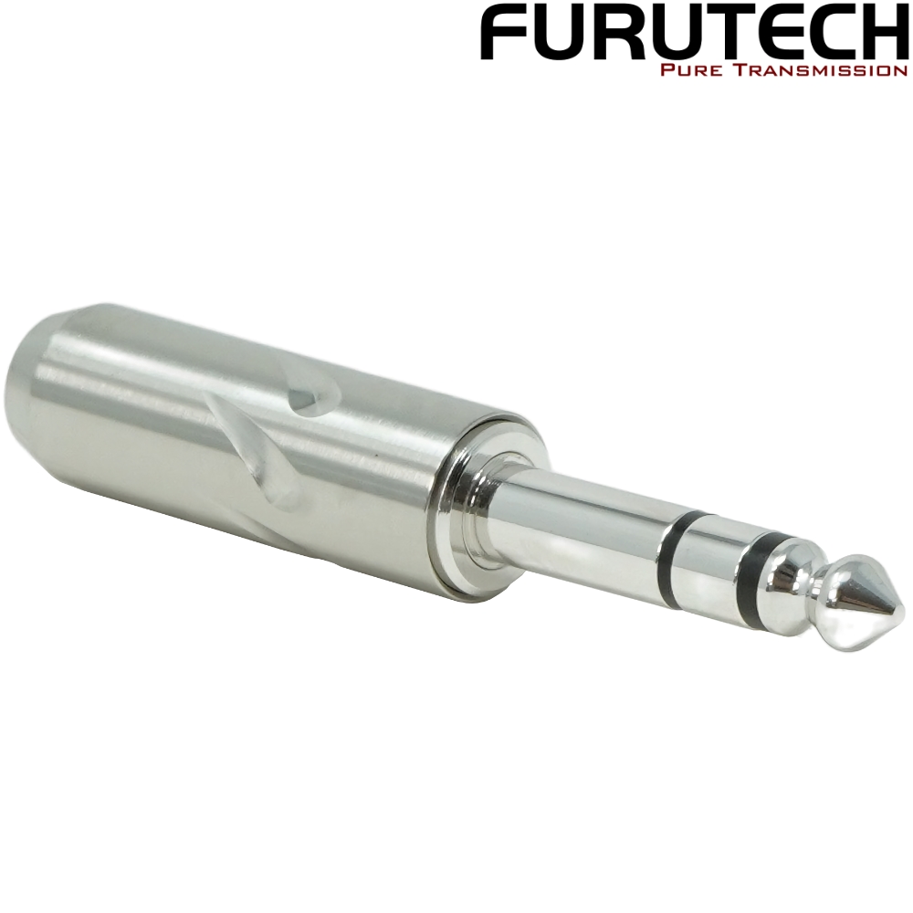 Furutech FT-763SM 6.3mm stereo Rhodium-plated Jack Connector