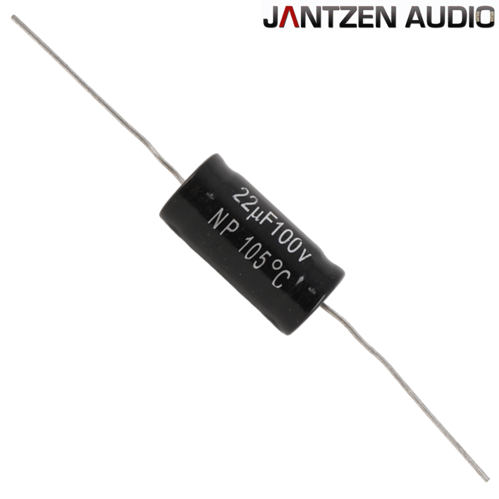 001-6047: 22uF 100Vdc Jantzen 10% Electrolytic Bipolar Capacitor