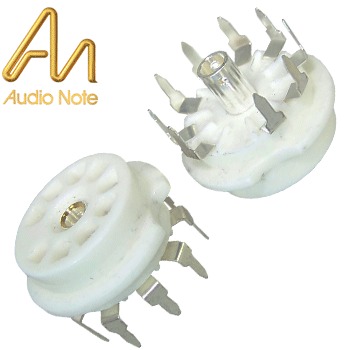 VBASE-005: Audio Note B9A, silver plated PCB mount valve base - CURRENTLY UNAVAILABLE