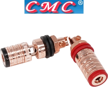 CMC-838-S-CUR: CMC Red Copper, short binding posts (pair)