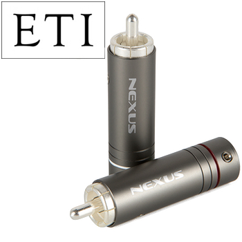 ETI Research Nexus RCA Connectors, Silver Plated