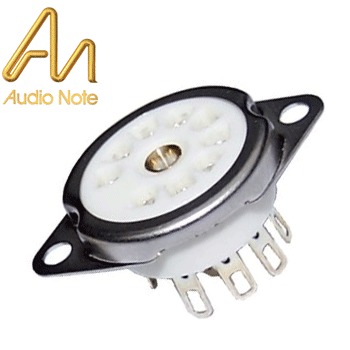 VBASE-015: Audio Note B9A silver plated, chassis mount valve base - CURRENTLY UNAVAILABLE