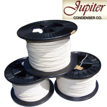 W2025: Jupiter AWG 26, solid copper 6N cotton insulated wire, 0.405mm (1m)