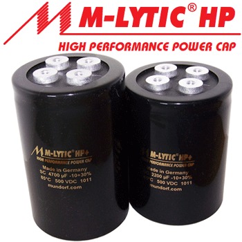 Mundorf MLytic HP+ Electrolytic Capacitors - REMAINING STOCK