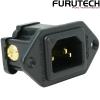 FI-09(G): Furutech FI-09 Pure Copper Gold-plated IEC Inlet Socket - Screw fit