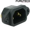 Inlet Gold: Furutech Gold-plated IEC Inlet Socket