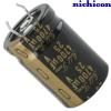 LKG1E472MESYAK: 4700uF 25Vdc Nichicon KG Type I, Gold Tune, snap-in Electrolytic Capacitor