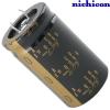LKG1J682MESBAK: 6800uF 63Vdc Nichicon KG Type I, Gold Tune, snap-in Electrolytic Capacitor