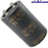LKG1K223MKZ: 22000uF 80Vdc Nichicon KG Type II, Gold Tune, lug Electrolytic Capacitor