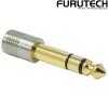 F63-S(G): Furutech F63-S 3.5mm to 6.3mm stereo Gold-plated Jack Connector