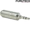 FT-735SM(R): Furutech FT-735SM 3.5mm stereo Rhodium-plated Jack Connector