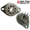 VT8-PTS: Belton Octal chassis mount valve base, with PCB pins