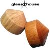 Glasshouse Medium Wooden Cone Feet - stained