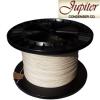 W2004: Jupiter AWG 23, Pure Silver 4N cotton insulated wire, 0.573mm (1m)