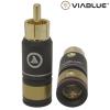 30510: Viablue T6S RCA Plug, Screw fit (2 pairs)