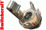 Switchcraft 1/4 inch Mono Open Frame Jack Socket, tipped version