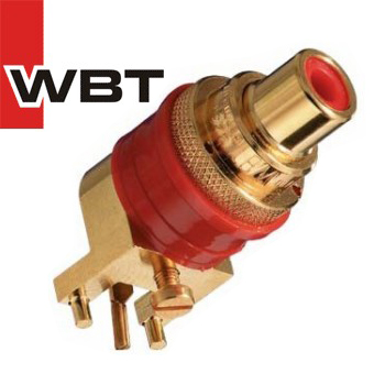 WBT-0234: RCA socket, PCB Horizontal Mounting (White)