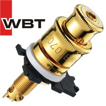 WBT-0702.11: classic Signature Pole Terminal Gold (White)