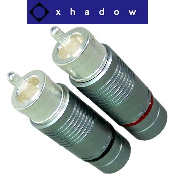 Xhadow Reference RCA plugs, large version (1 pair)