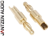 012-0120 Jantzen Banana Plug, Solder type, Gold plated