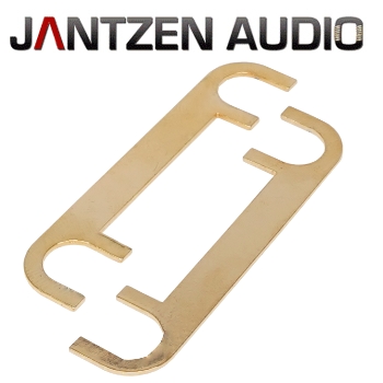 012-0230 Jantzen Binding post jumper, gold plated M6 / M8