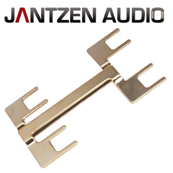 012-0240 Jantzen Double Binding Post Jumper, M9, gold plated 