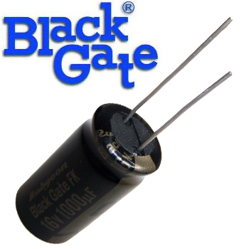 BG1000u16FK: 1000uF 16Vdc Black Gate FK type Electrolytic Capacitor