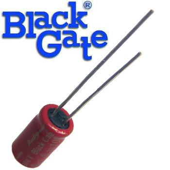 100uF 6.3Vdc Black Gate Standard NX Type Electrolytic Capacitor