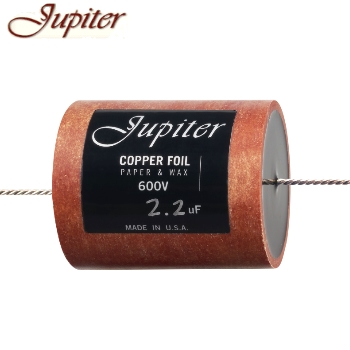 PH9001-6225J: 2.2uF 600Vdc Jupiter Copper Foil, Paper & Wax Capacitor