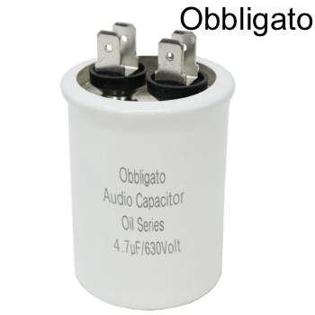 (OBO-020)- 4.7uF 630V Obbligato Film Oil Capacitors