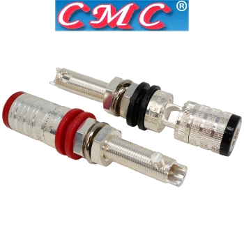 CMC-838-L-AG Silver, Long binding posts (Pair)