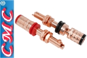 CMC-838-L-CUR Red Copper, Long binding posts (Pair)