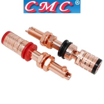 CMC-838-L-CUR Red copper, Long binding posts (Pair)