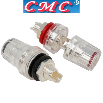CMC-858-S-AG Silver Plated, small binding posts (Pair)